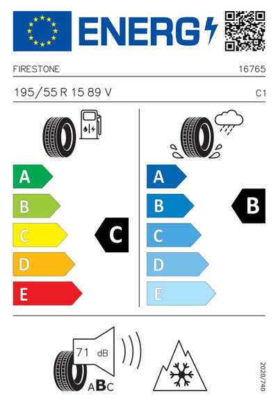 FIRESTONE 195/55 R 15 TL 89V MULTISEASON 2 XL