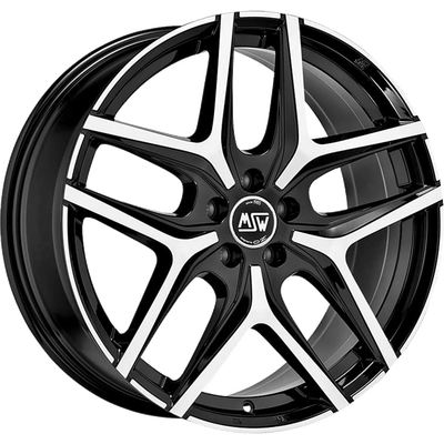 MSW Typ 40 8,5x20 LK5/120 ET34 schwarz poliert
