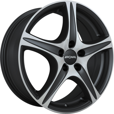 Ronal Typ R56 7,5x19 LK5/112 ET33 schwarz matt poliert